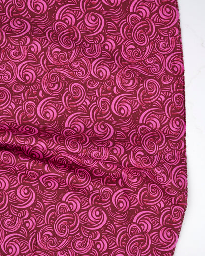 Smoke in Rose - Fireglow by Sarah Watts - Half Yard Fabric (Preorder)
