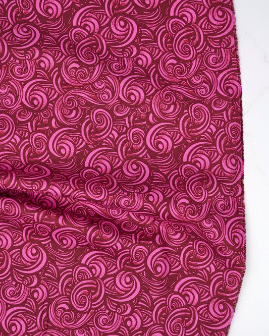 Smoke in Rose - Fireglow by Sarah Watts - Half Yard Fabric (Preorder)