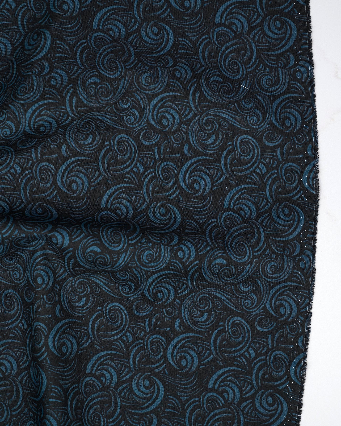Smoke in Black - Fireglow by Sarah Watts - Half Yard Fabric (Preorder)