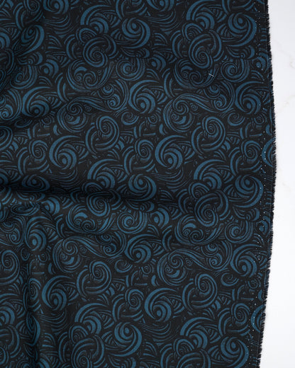 Smoke in Black - Fireglow by Sarah Watts - Half Yard Fabric (Preorder)