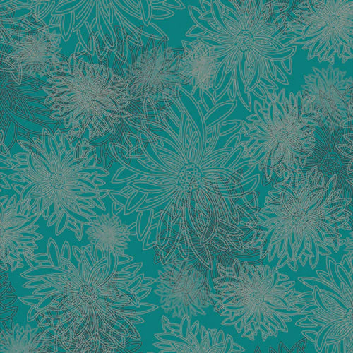 Floral Elements - Capri Blue - AGF Studio - FE-511