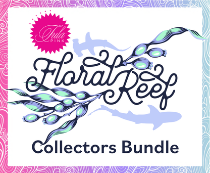 Floral Reef Collectors Bundle, containing various sizes of fabric. Designs by Tula Pink.