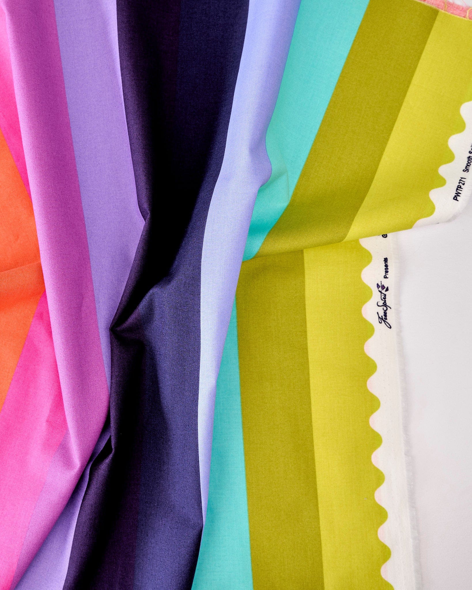 Smooth Sailing quilting fabric, part of the Floral Reef fabric collection by Tula Pink (SKU: PWTP271.DEEPDIVE)