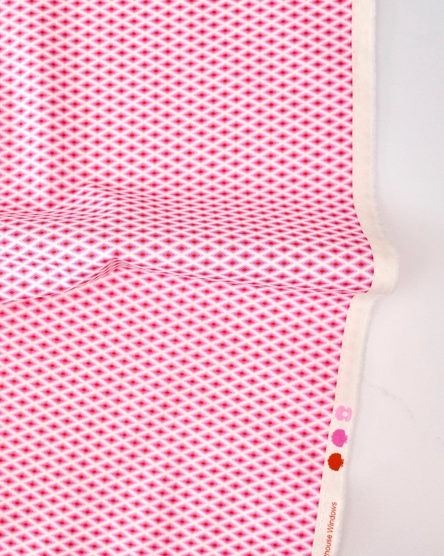 Lighthouse Windows in Delphine quilting fabric, part of the Floral Reef fabric collection by Tula Pink (SKU: PWTP273.DELPHINE)