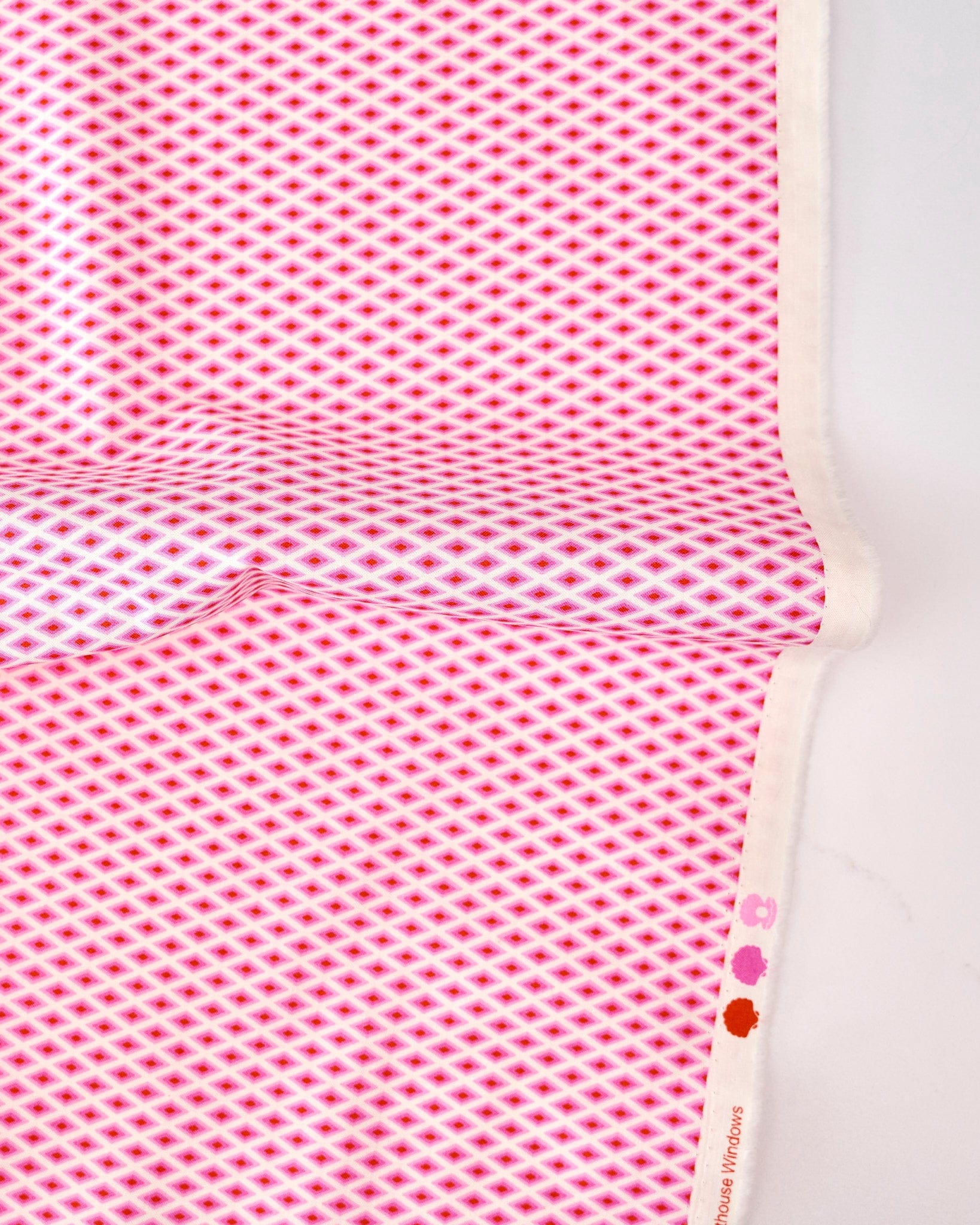 Lighthouse Windows in Delphine quilting fabric, part of the Floral Reef fabric collection by Tula Pink (SKU: PWTP273.DELPHINE)