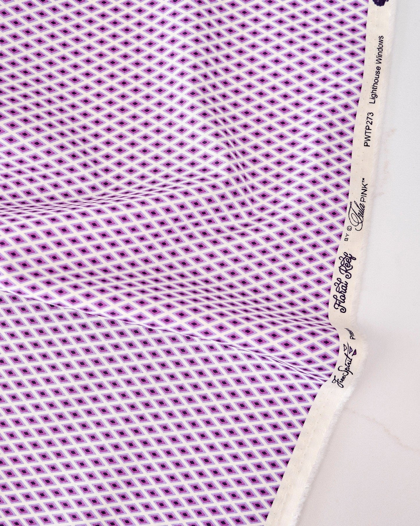 Lighthouse Windows in Ultraviolet - Floral Reef by Tula Pink - Half Yard (Preorder)