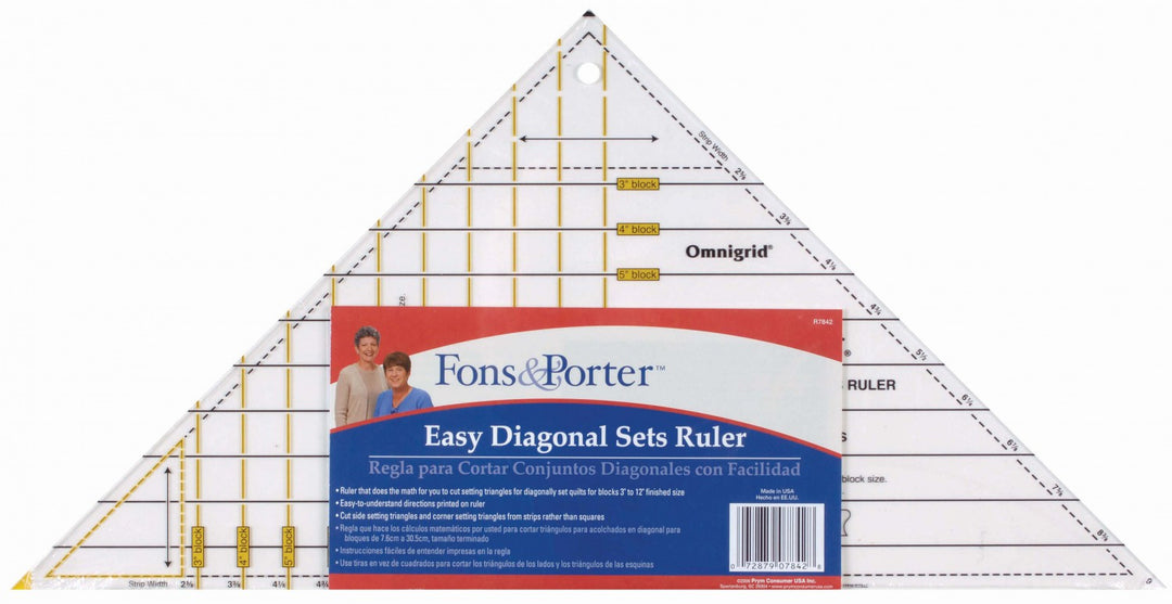 Fons and Porter - Easy Diagonal Sets Ruler - FPR7842