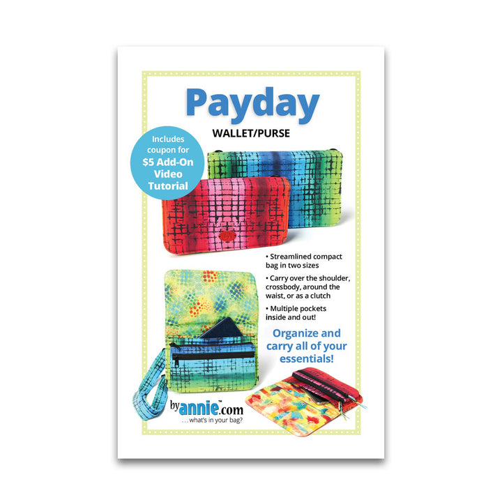 Payday - Pattern by By Annie - Paper Pattern - PBA302