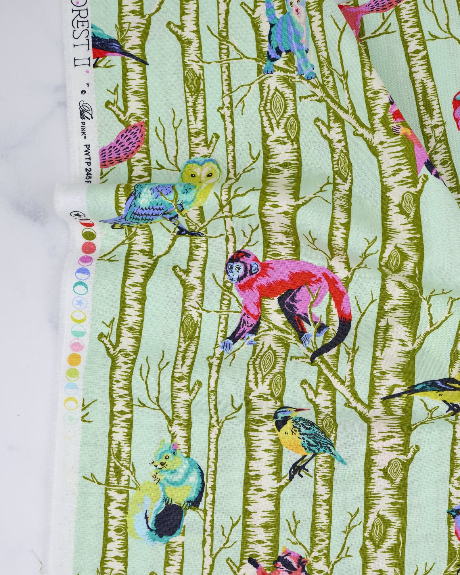 Full Moon Forest II - Family Tree in Enchanted - Tula Pink - PWTP245.ENCHANTED - Quilting Fabric
