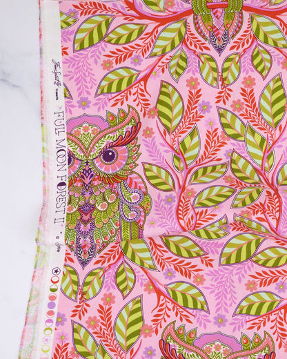 Full Moon Forest II - Hootie Patootie in Honey - Tula Pink - PWTP244.HONEY - Half Yard