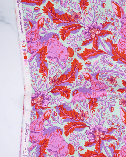 Full Moon Forest II - Hoppy go Lucky in Blossom - Tula Pink - PWTP246.BLOSSOM - Quilting Fabric