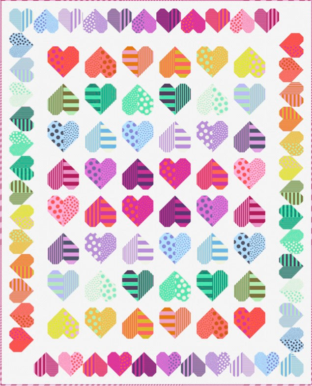Full of Love Quilt Kit - Down to Earth by Tula Pink (Preorder)