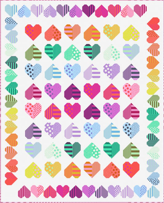 Full of Love Quilt Kit - Down to Earth by Tula Pink (Preorder)