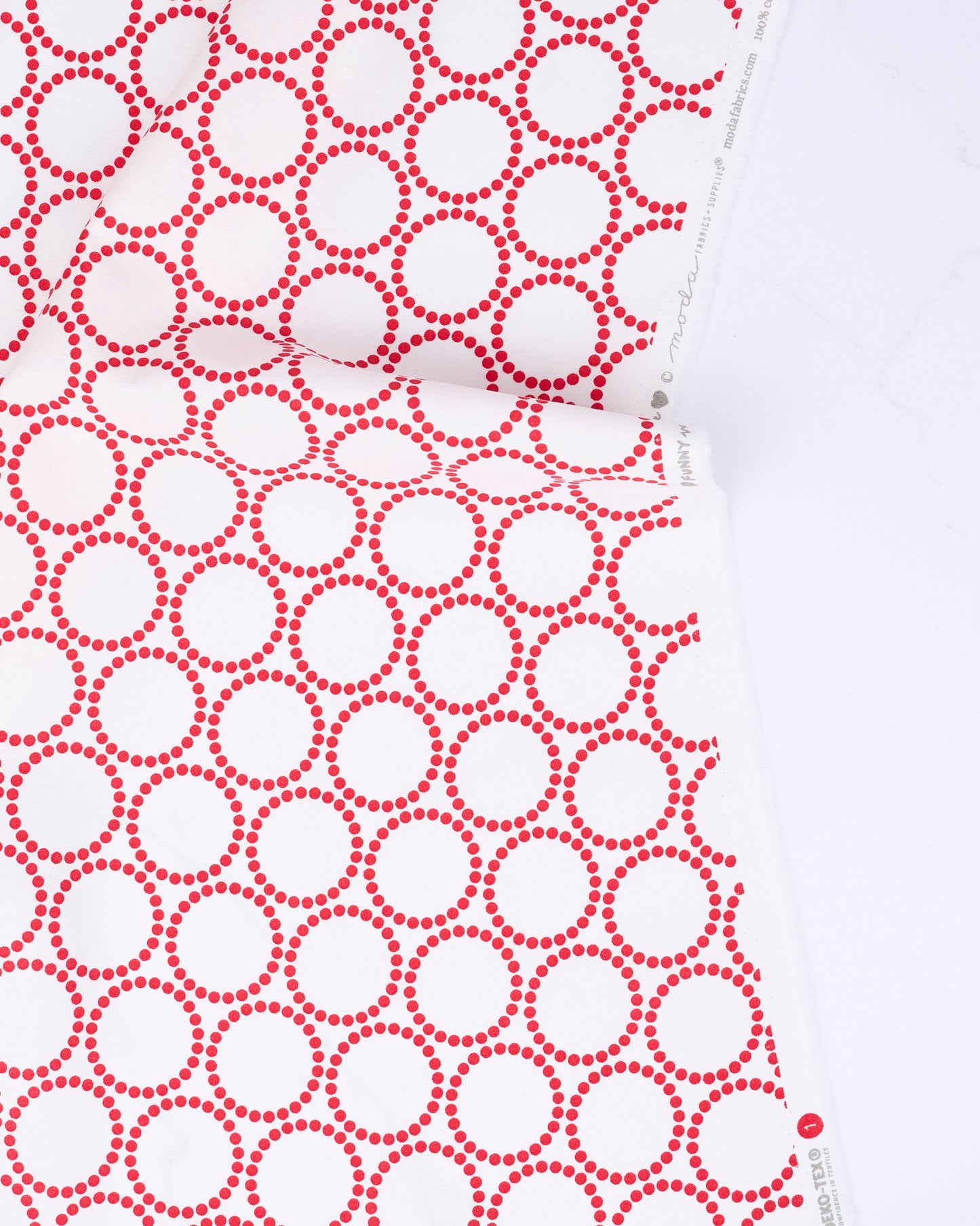 Pearl Bracelet in Champagne - Funny Valentine by Lizzy House - Half Yard Fabric