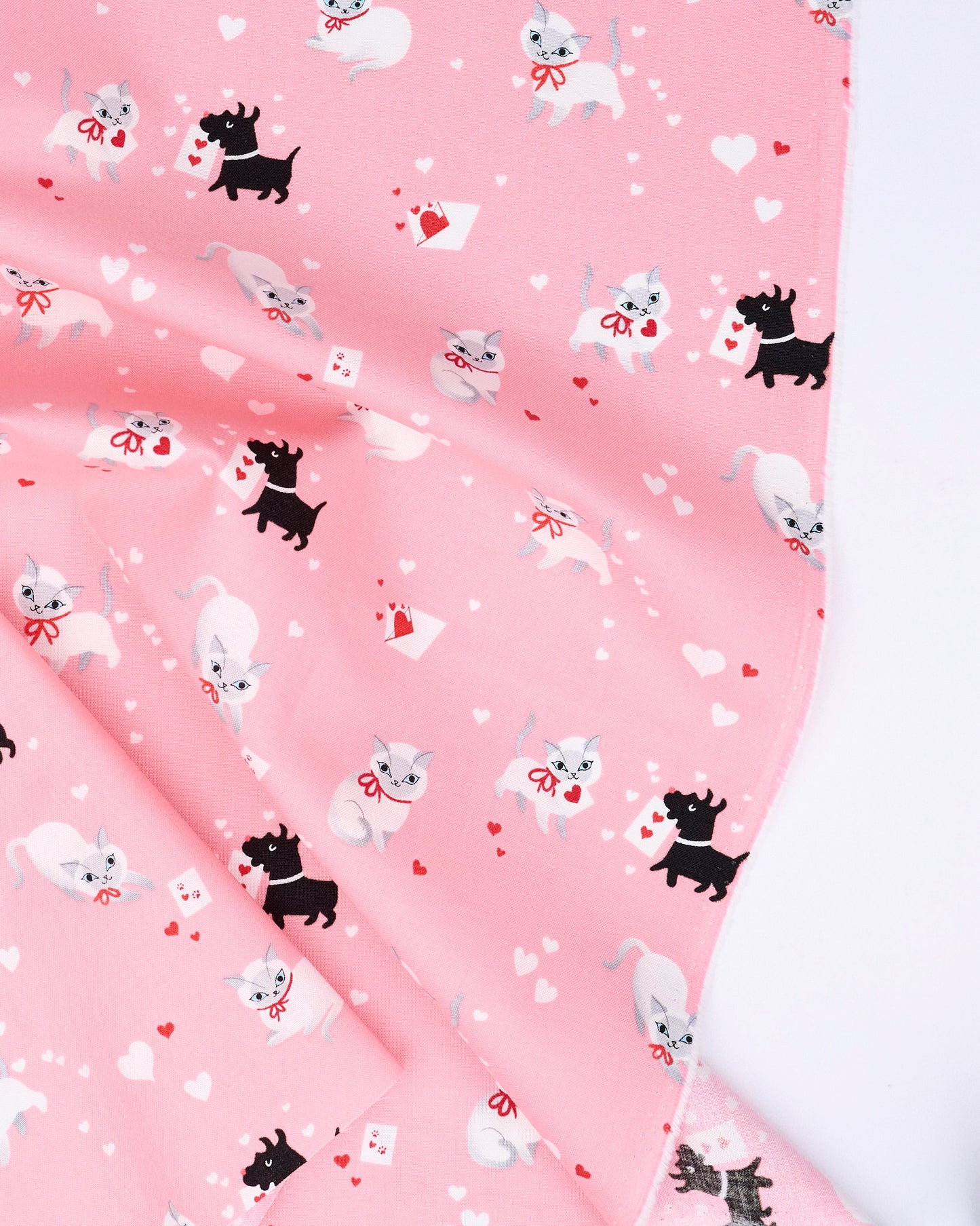 Kitty in Ballerina - Funny Valentine by Lizzy House - Half Yard Fabric