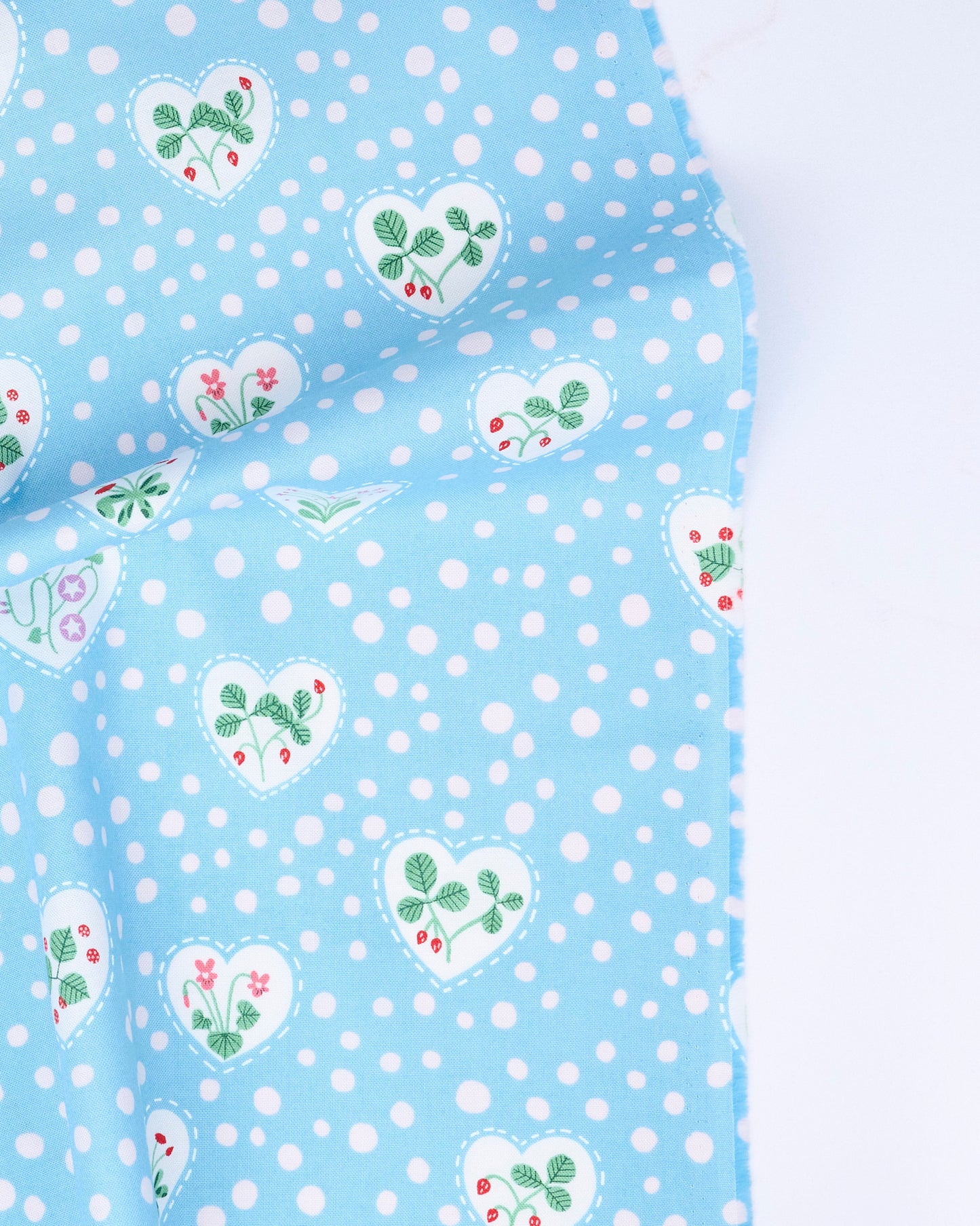 Flower Heart in Sky - Funny Valentine by Lizzy House - Half Yard Fabric