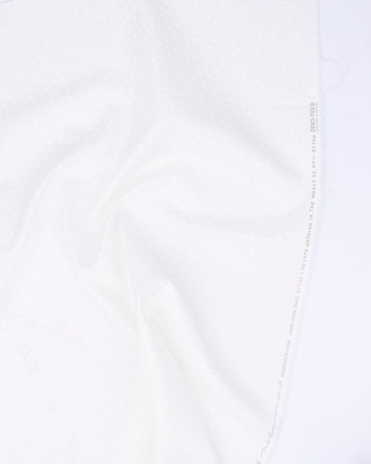 Tiny Hearts in Champagne/White - Funny Valentine by Lizzy House - Half Yard Fabric