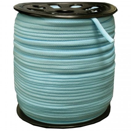 Light Blue Braided Elastic - 1/6" - Sold by the Yard