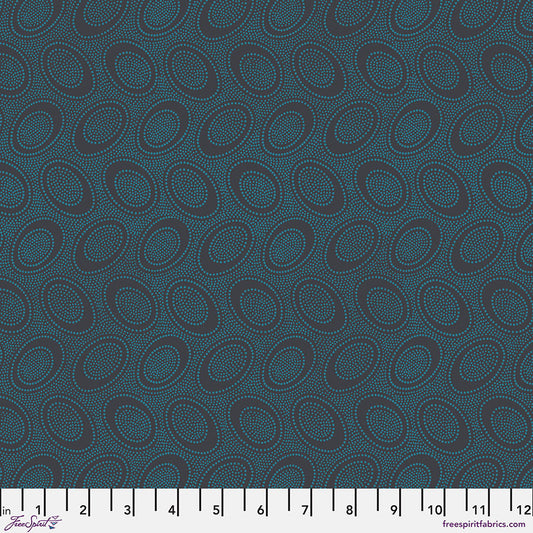 Aboriginal Dot in Charcoal - Kaffe Fassett for the Kaffe Fassett Classics Collective - Half Yard