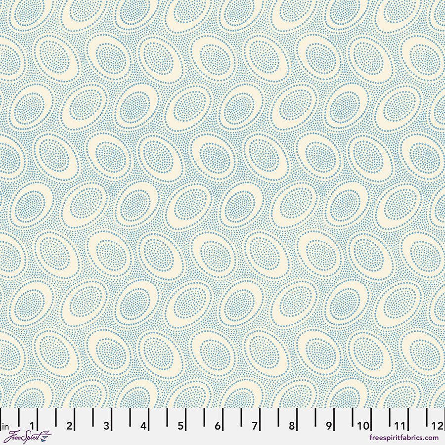 Aboriginal Dot in Cream quilting fabric, part of the Kaffe Fassett Collective Classics fabric collection by Kaffe Fassett (SKU: GP71.CREA)