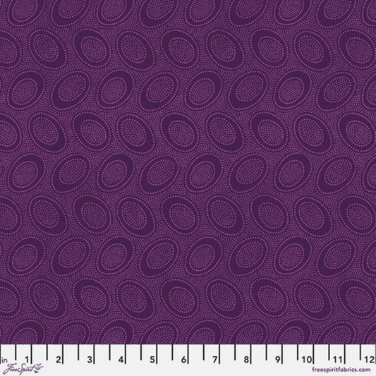 Aboriginal Dot in Plum - Kaffe Fassett for the Kaffe Fassett Classics Collective