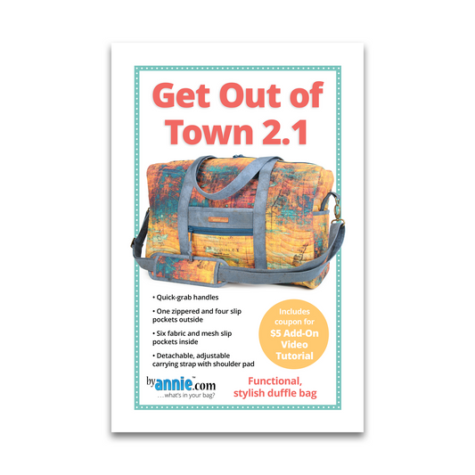 Get Out of Town 2.1 - By Annie - Printed Bag Pattern - PBA227-2.1