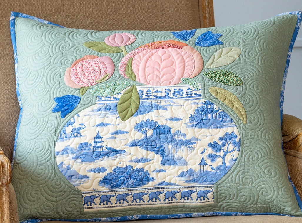 Ginger Jar Pillow Kit - Something Blue Collection by Tilda Fabrics