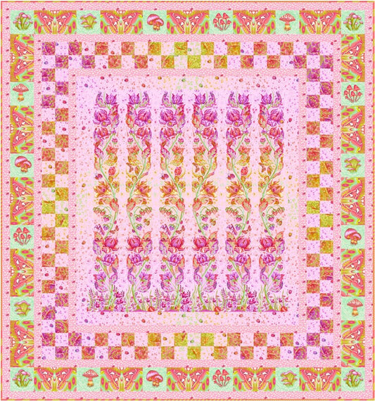 Glow Up Quilt Kit [Afterglow] - Down to Earth by Tula Pink (Preorder)