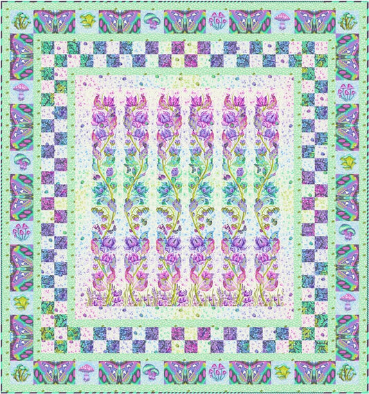 Glow Up Quilt Kit [Daybreak] - Down to Earth by Tula Pink (Preorder)