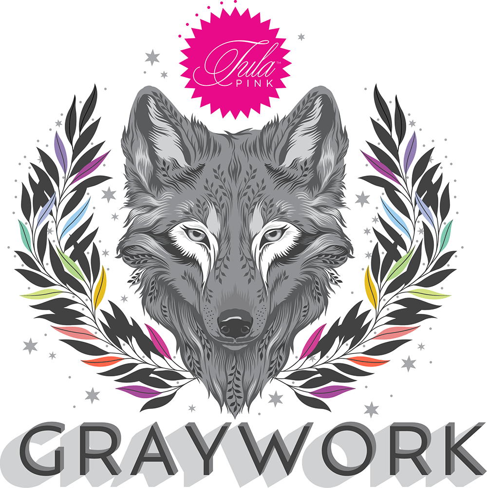 Logo of the Graywork Fabric Collection by Tula Pink