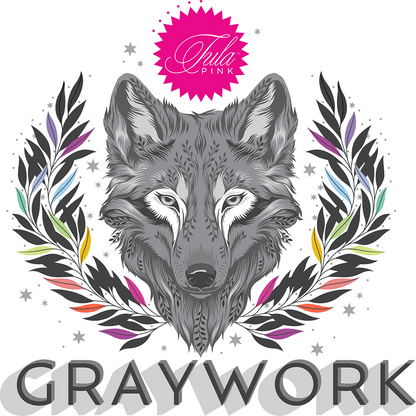 Logo of the Graywork Fabric Collection by Tula Pink