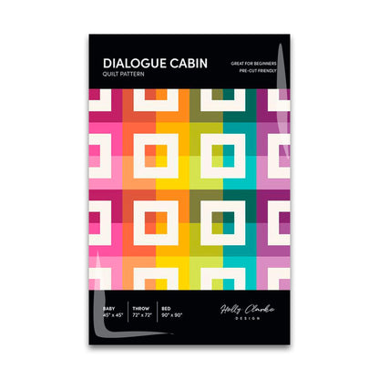 Dialogue Cabin Quilt Pattern - Holly Clarke Design - HCD 005 - Printed Pattern