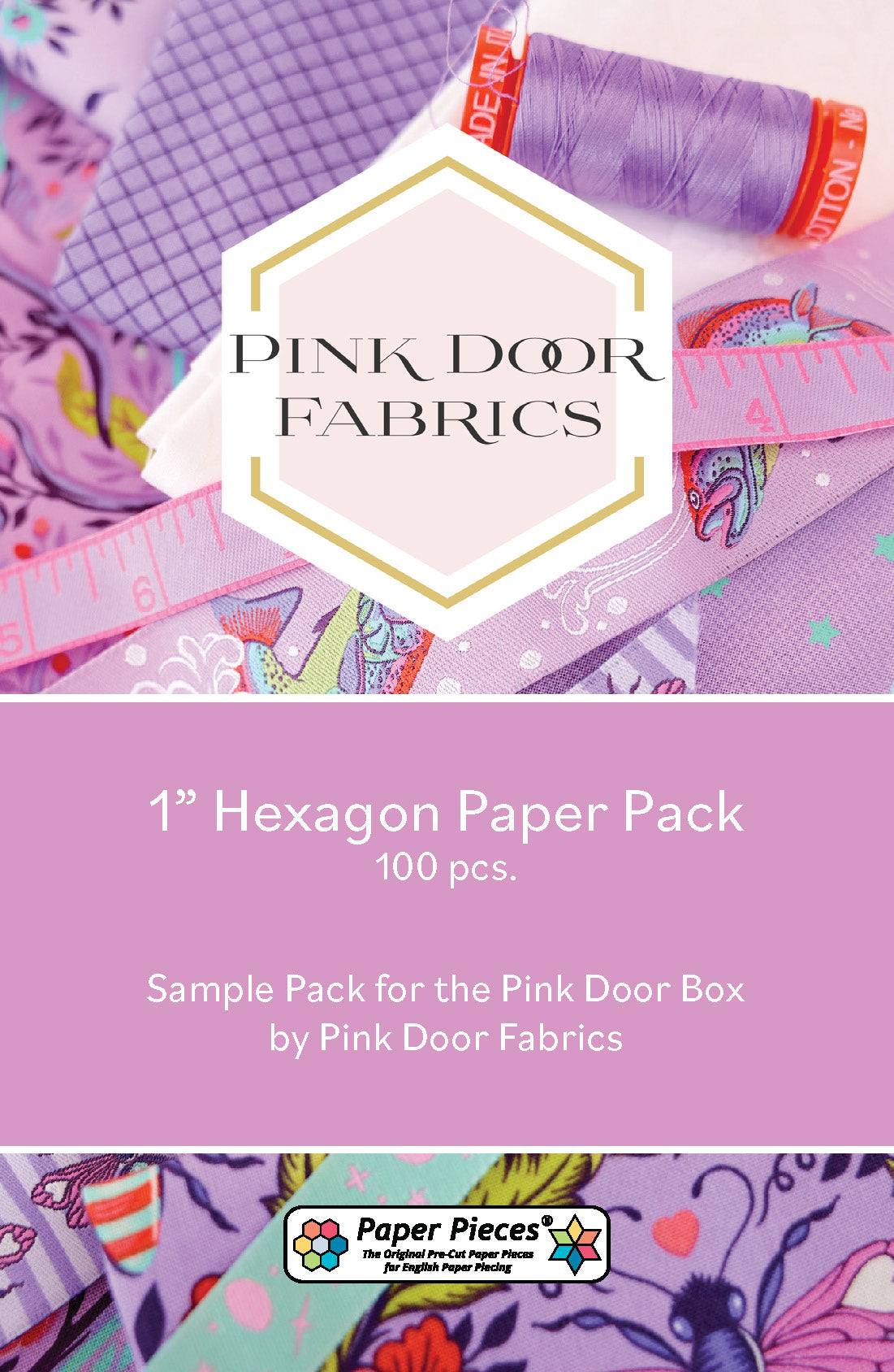 1" Hexagons - Paper Piece Pack of 100