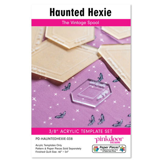 Haunted Hexie - 10 piece Acrylic Template Set - PD-HAUNTEDHEXIE-038 (Preorder)