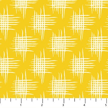 Heather Bailey's Pop Sugar quilting fabric in yellow. SKU 92062-50.