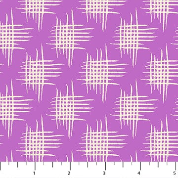 Heather Bailey's Pop Sugar quilting fabric pattern in purple. SKU 92062-84.