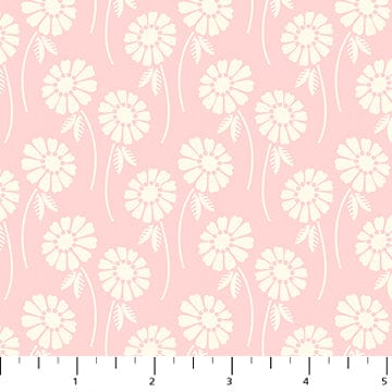 Heather Bailey's Pop Sugar collection quilting fabric pattern, a floral design in a pale pink color. SKU 92061-20.
