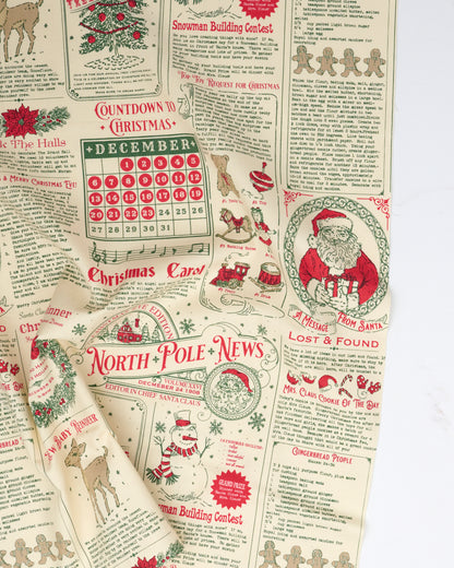 North Pole News - Holiday Cheer by Stacy Iest Hsu - Half Yard Fabric (Preorder)