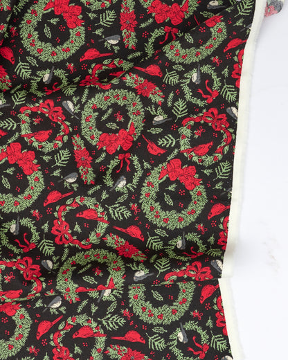 Deck the Halls in Midnight - Holiday Cheer by Stacy Iest Hsu - Half Yard Fabric (Preorder)