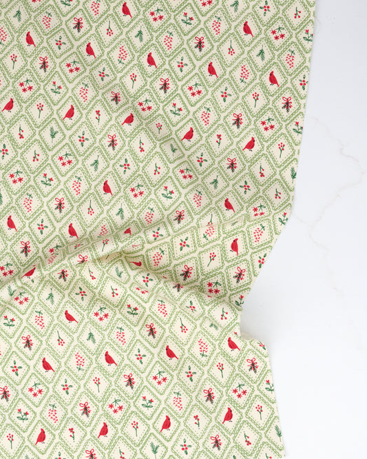 Christmas Charm in Mistletoe - Holiday Cheer by Stacy Iest Hsu - Half Yard Fabric (Preorder)