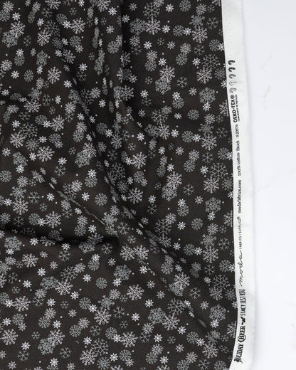 Snow Flurry in Midnight - Holiday Cheer by Stacy Iest Hsu - Half Yard Fabric (Preorder)
