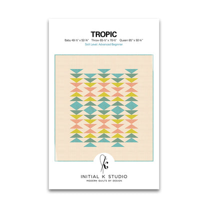 Tropic - Pattern by Initial K Studio - Paper Pattern - IKS 1021