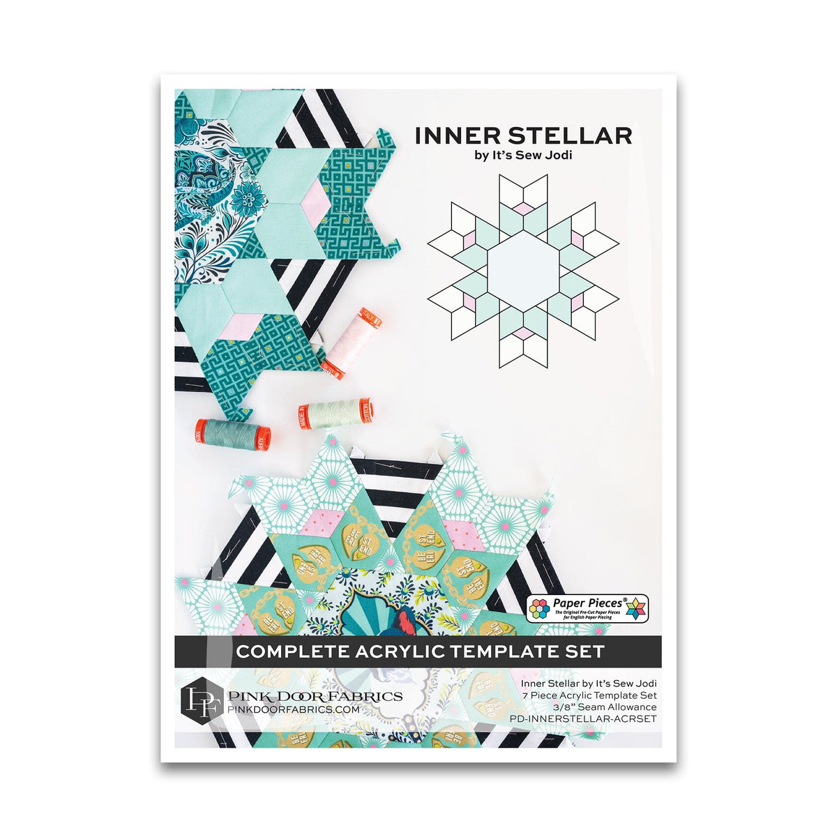 It's Sew Jodi - Inner Stellar - Acrylic Template Set – Pink Door Fabrics
