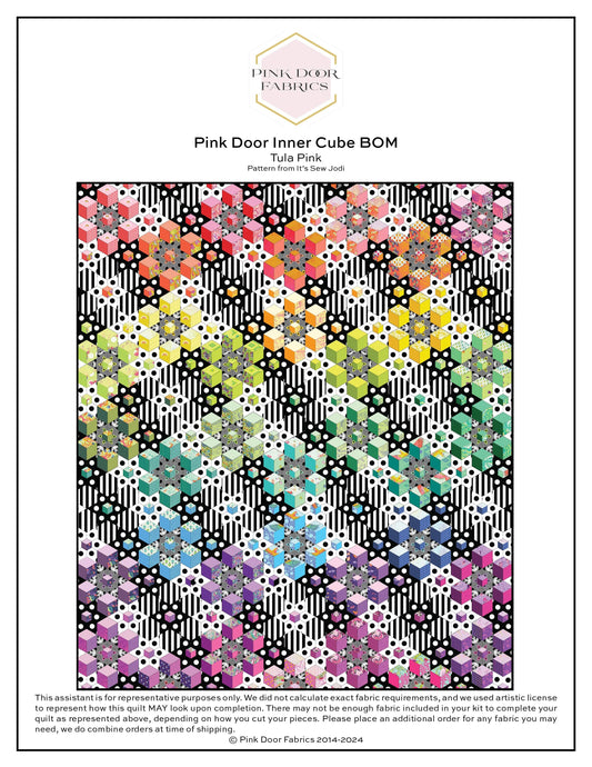 Inner Cube BOM - Quilt Pattern Addendum - It's Sew Jodi