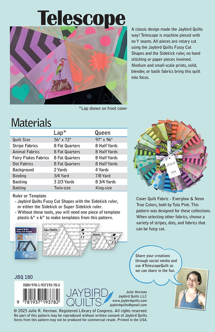 Telescope - Jaybird Quilts - Paper Pattern - JBQ 180