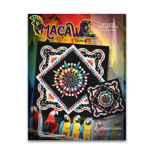 Macaw Queen Pattern - Quiltworx - JNQ00268P18 - Printed Pattern