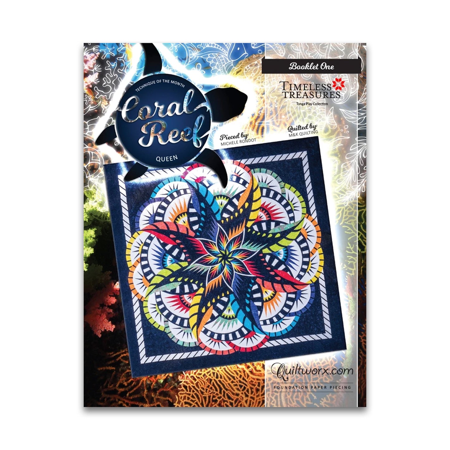 Coral Reef Pattern - Quiltworx - JNQ00274P2