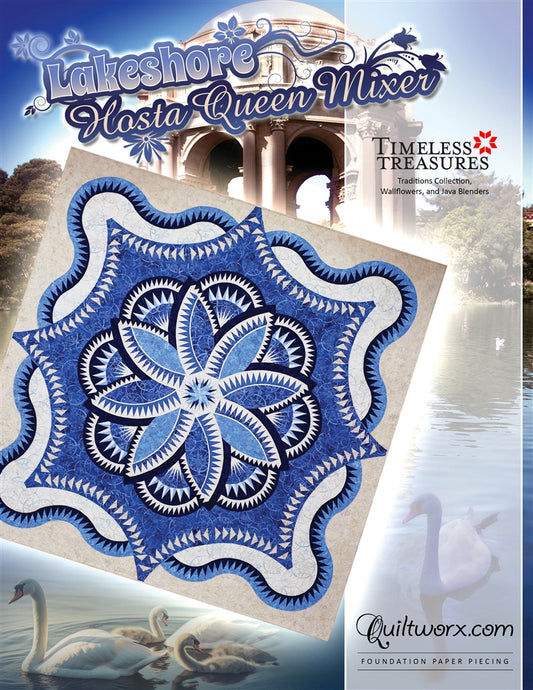 Lakeshore Hosta Queen Mixer - Printed Pattern