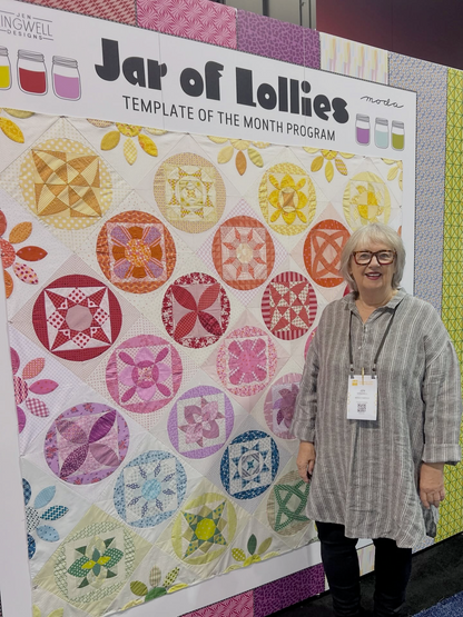 Jar of Lollies Block of the Month, by Jen Kingwell