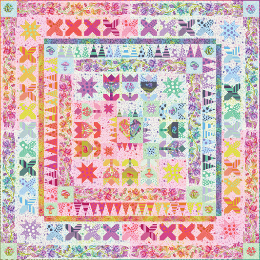 Gardens of the Galaxy Quilt Kit - Down to Earth by Tula Pink (Preorder)